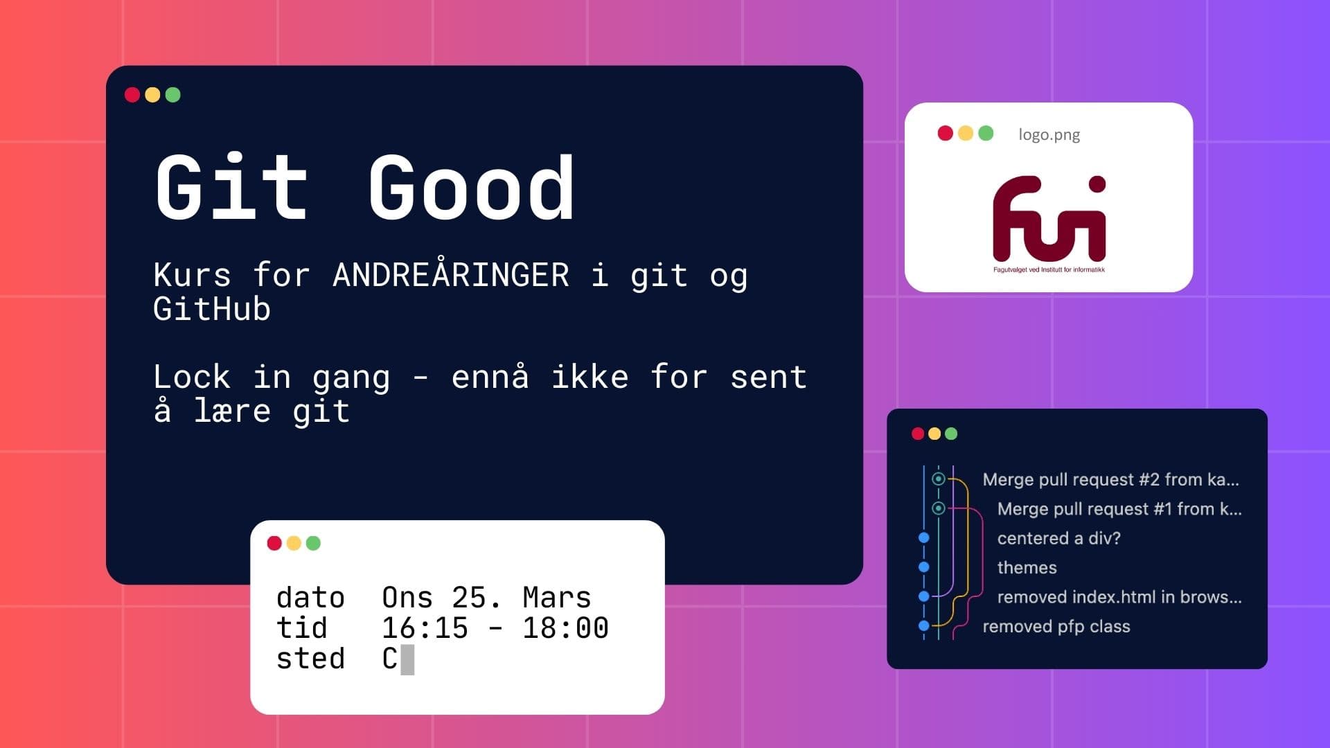 Et bilde som passer til arrangementet